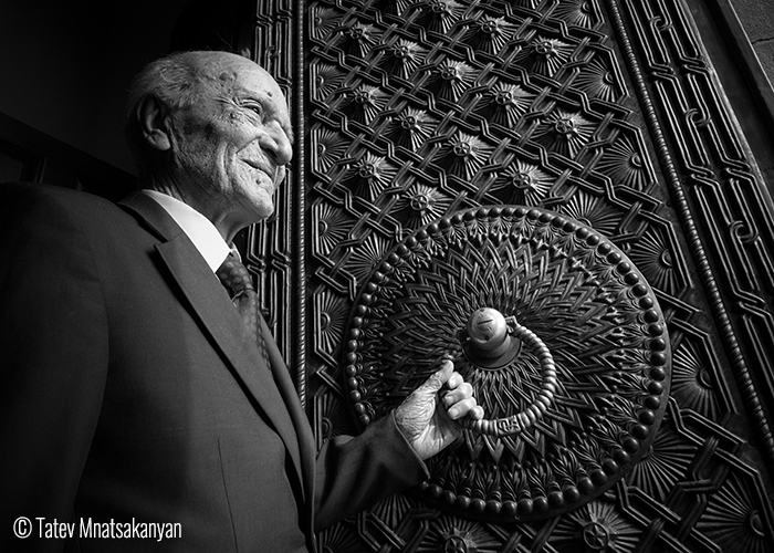 © Tatev Mnatsakanyan (Yerevan, Armenia). Honoured famous scientist, Sen Arevshatyan.