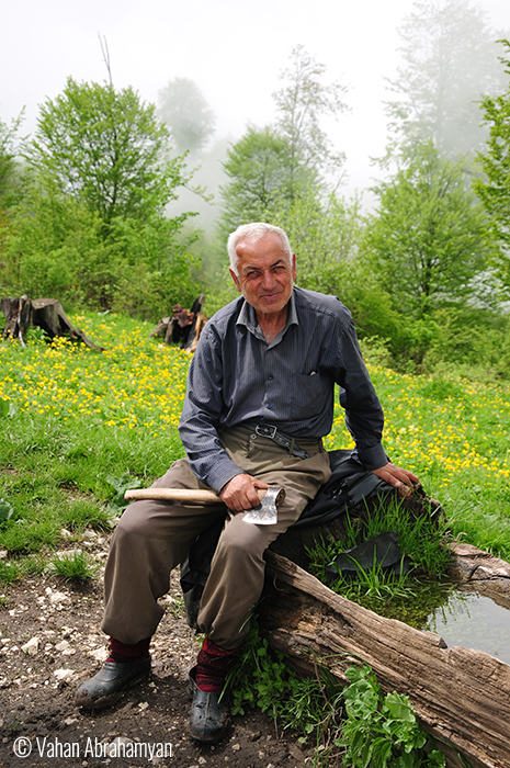 © Vahan Abrahamyan (Vanadzor, Armenia). Resting forester in Tavush region.